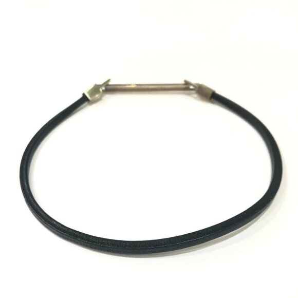 GUCCI GUCCI DOG Choker Necklace Choker SS Black/SilverHardware - Picture 4 of 8